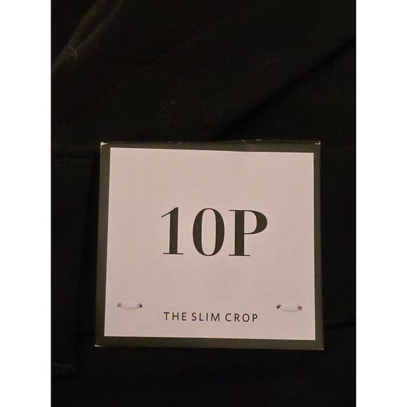 WHBM The Slim Crop Pant in Black NWT Size 10 Petite - Picture 4 of 4